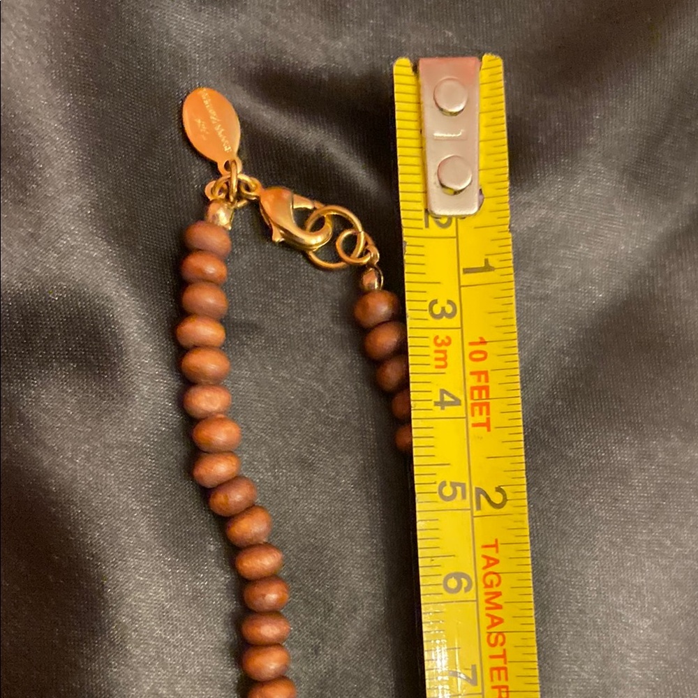 Brooks Brothers Elegant Brown Beaded Necklace - Picture 9 of 15